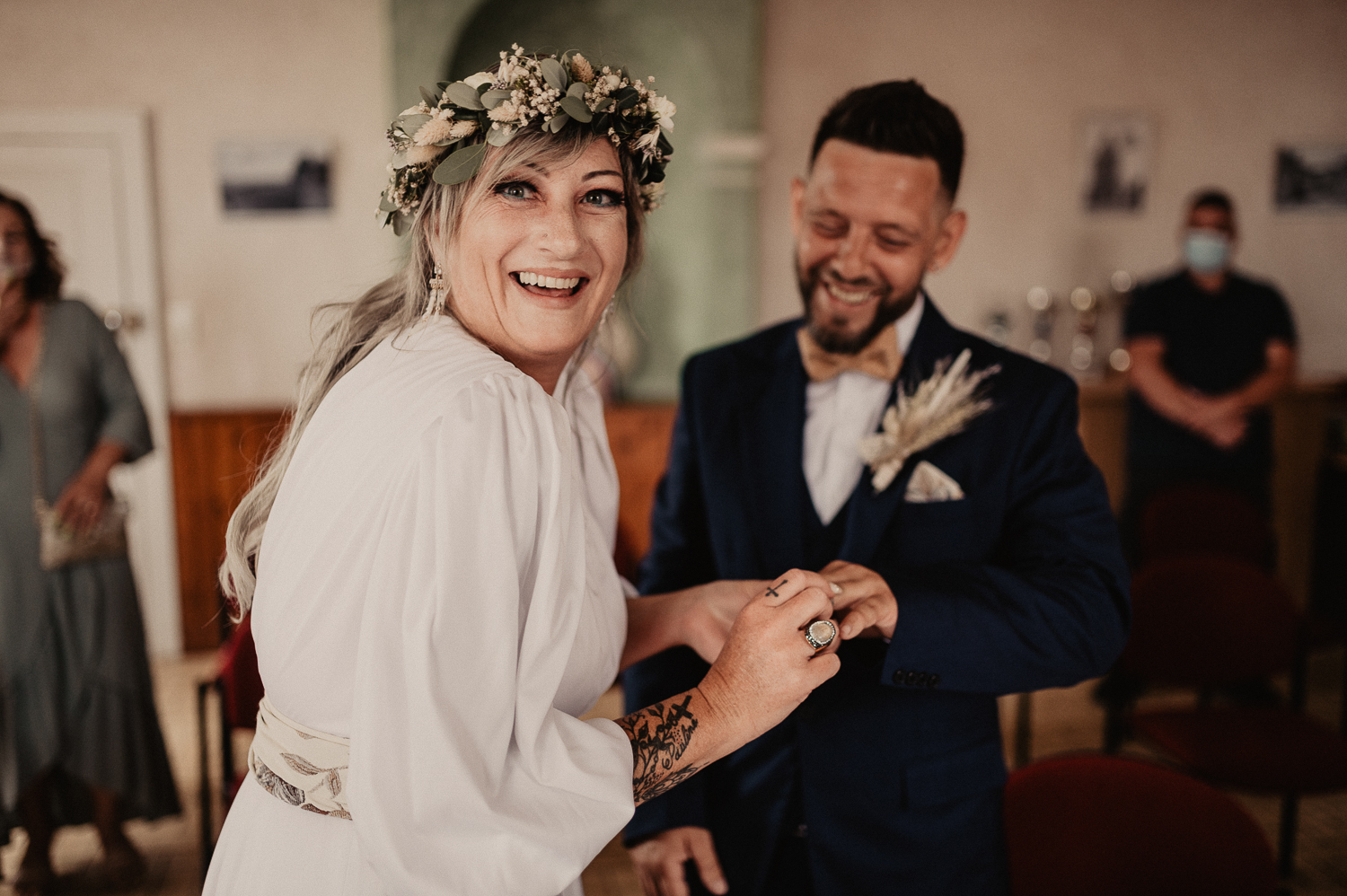 mariage à la maison