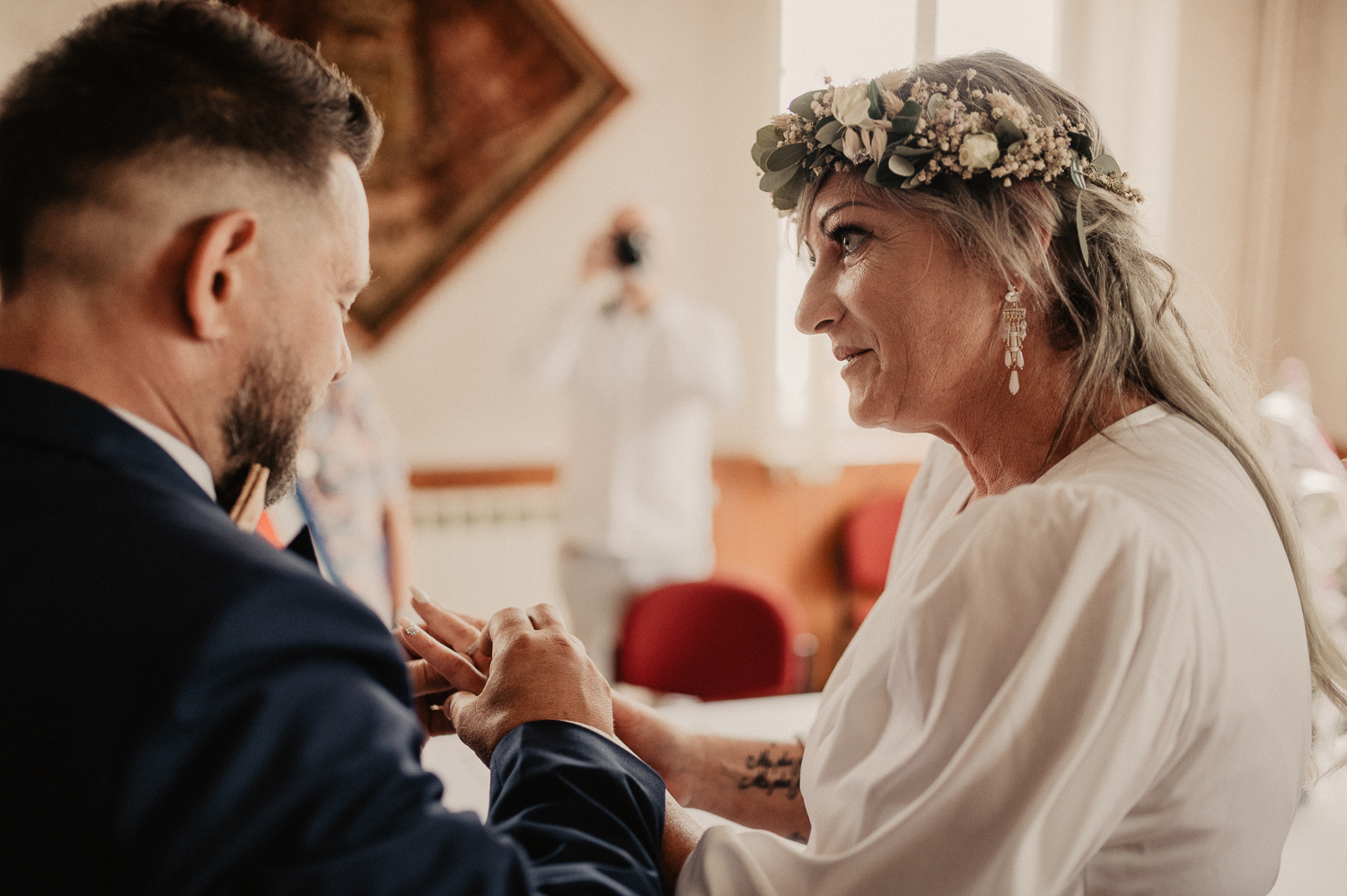 mariage à la maison