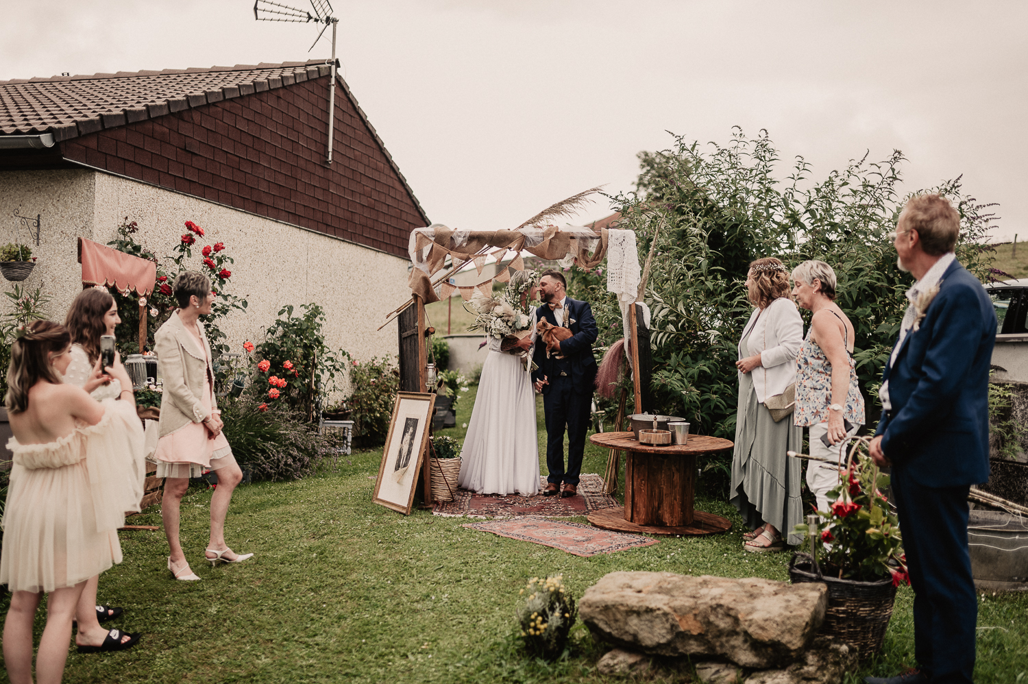 mariage à la maison