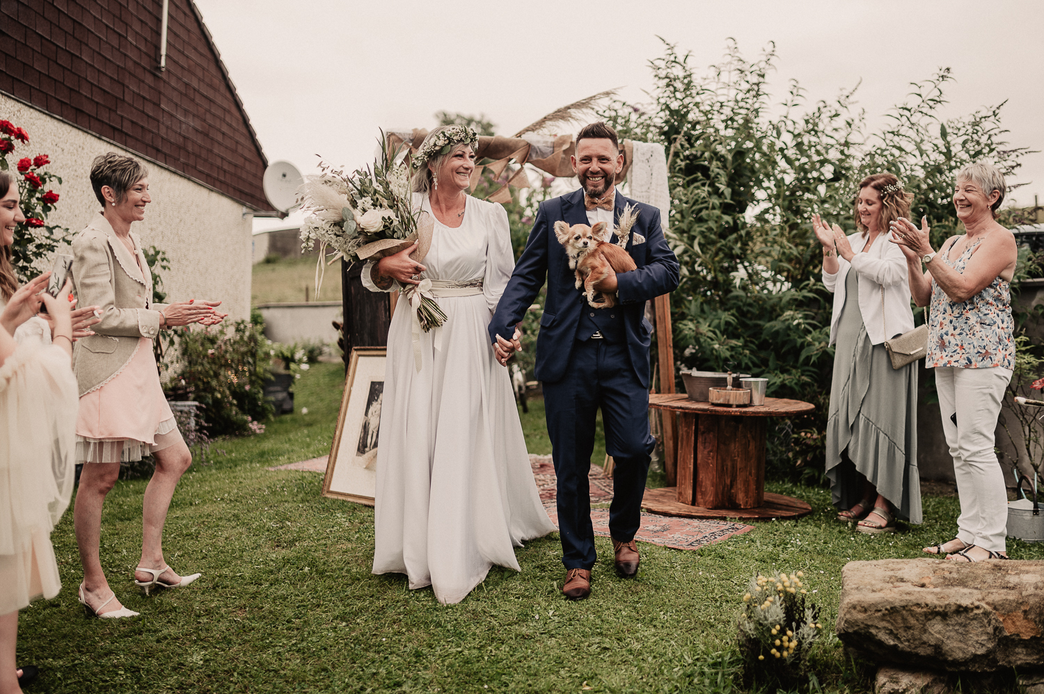mariage à la maison