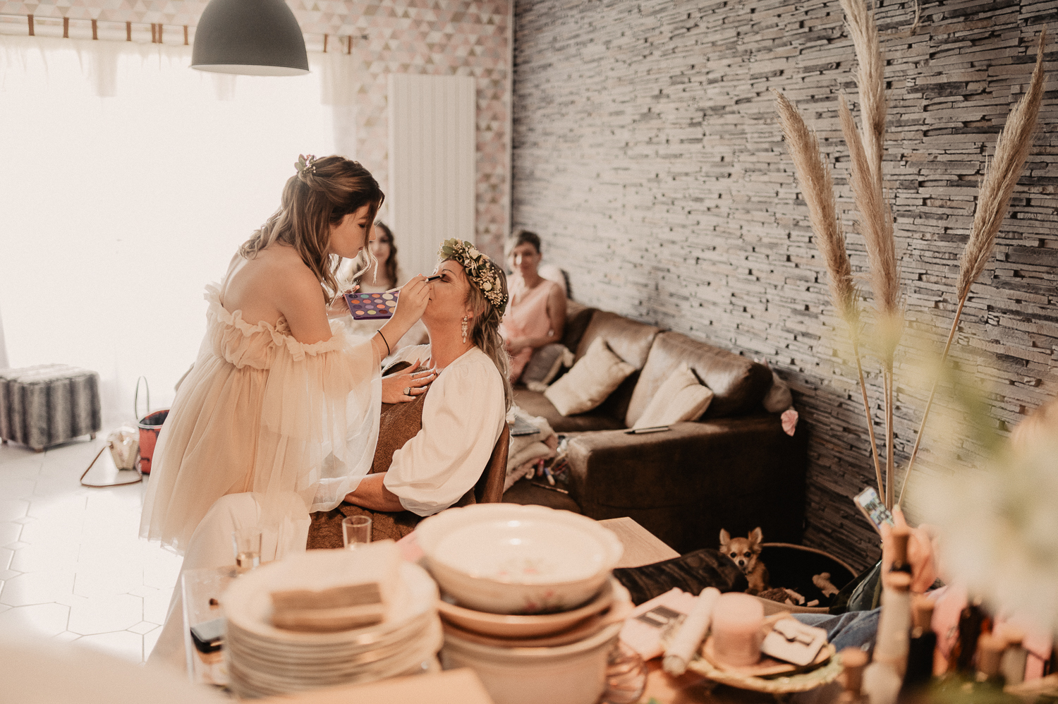 mariage à la maison