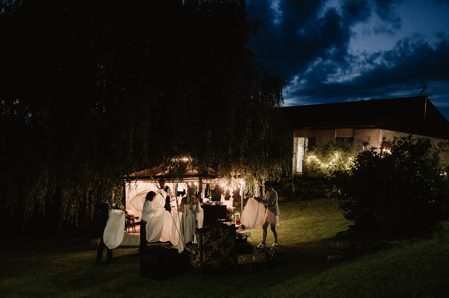 mariage à la maison
