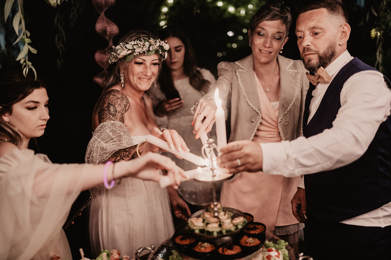 mariage à la maison