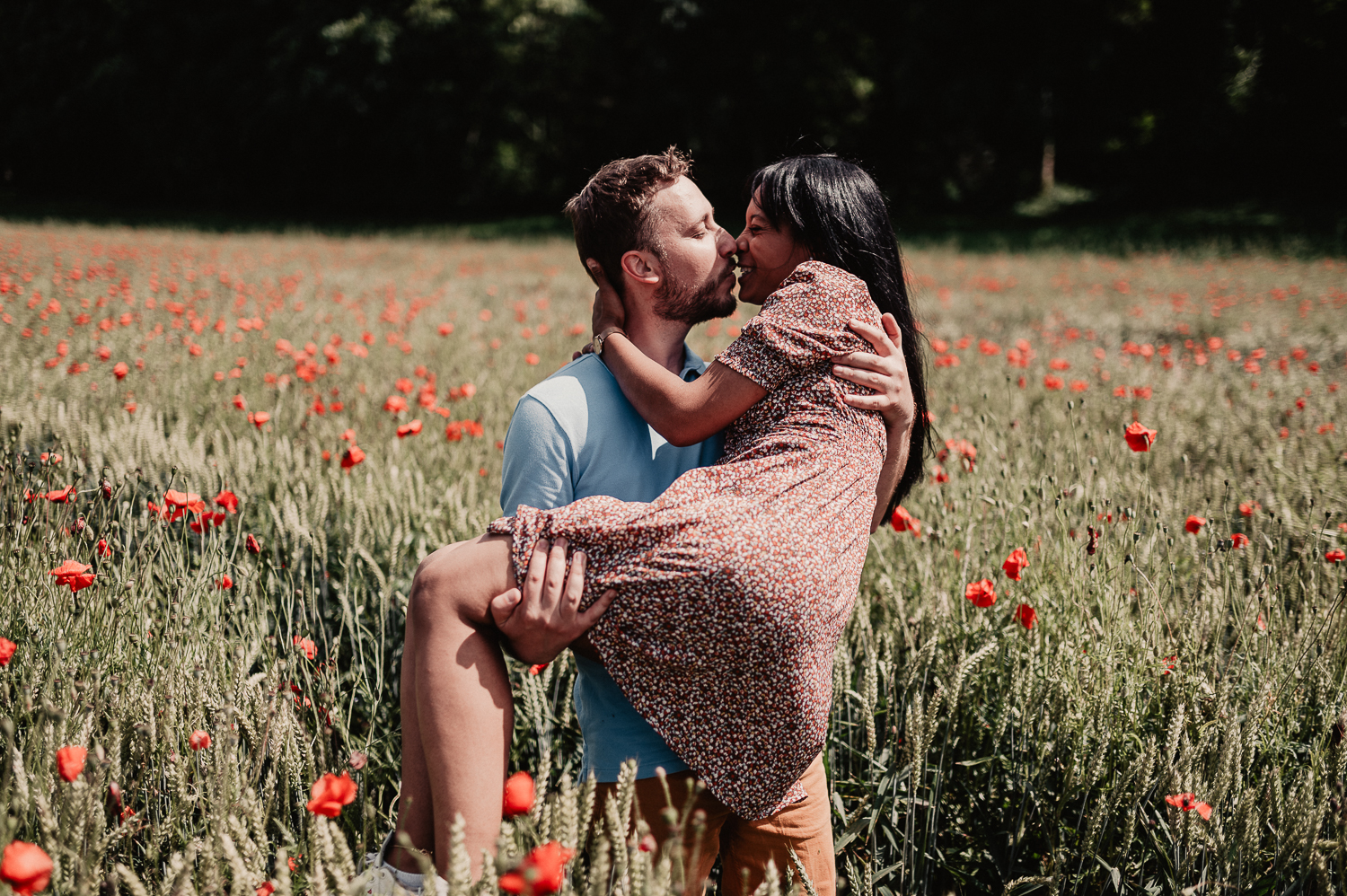 séance engagement dans les coquelicots