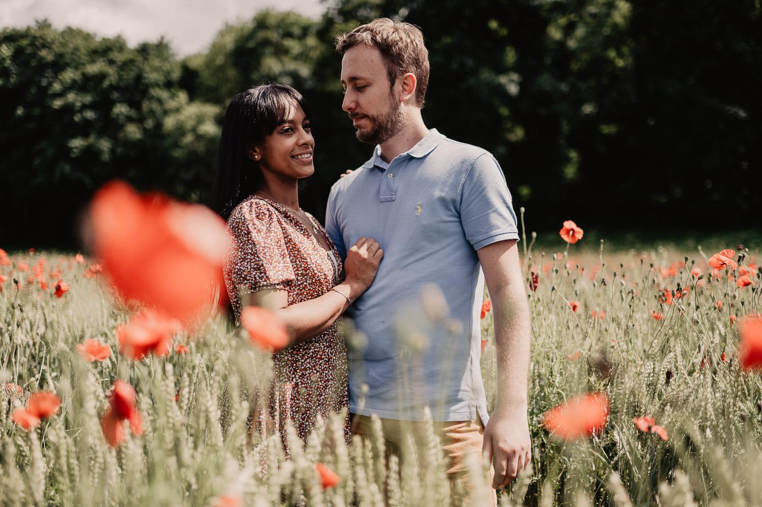séance engagement dans les coquelicots