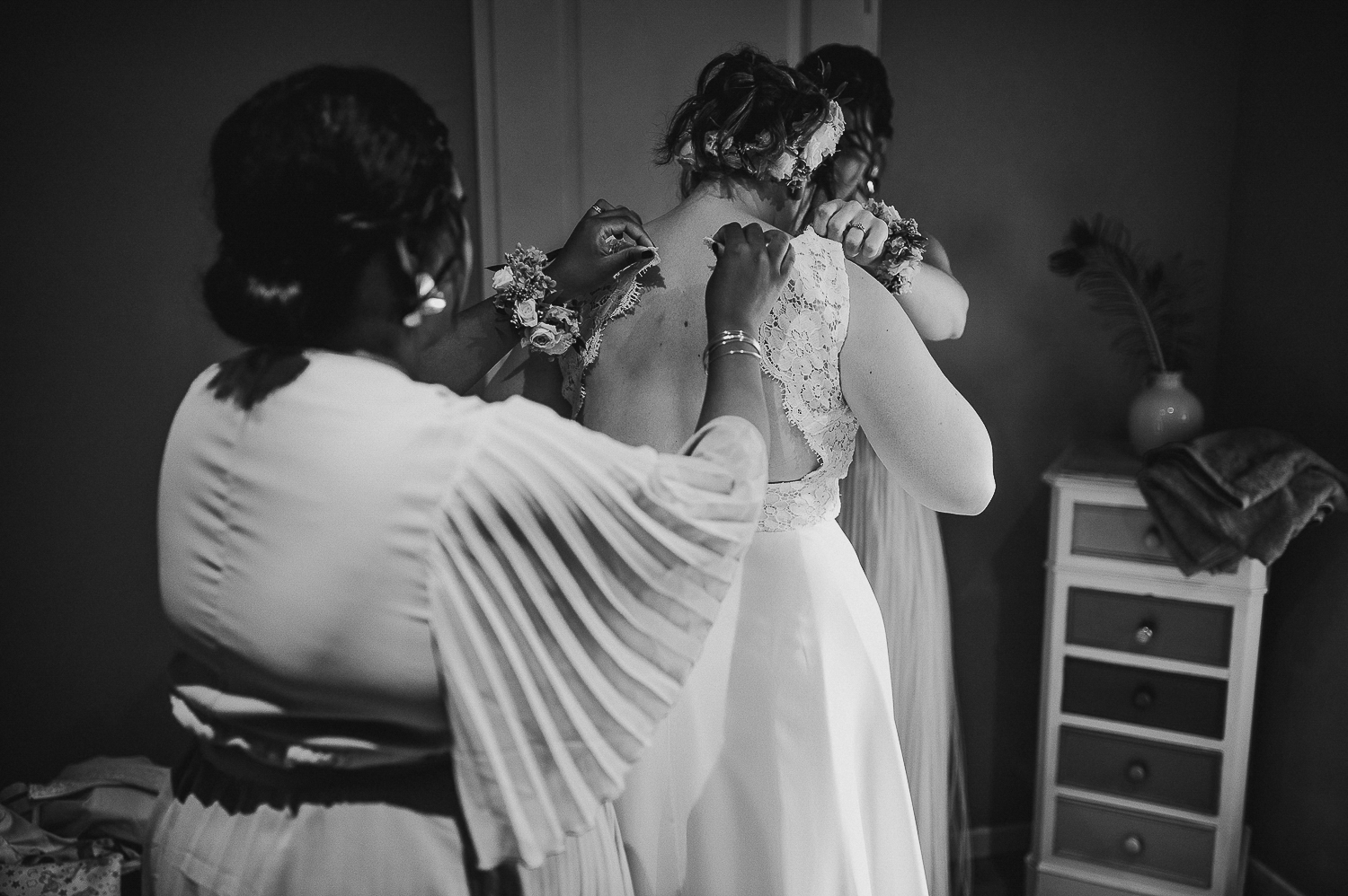 mariage à la ferme de la loge