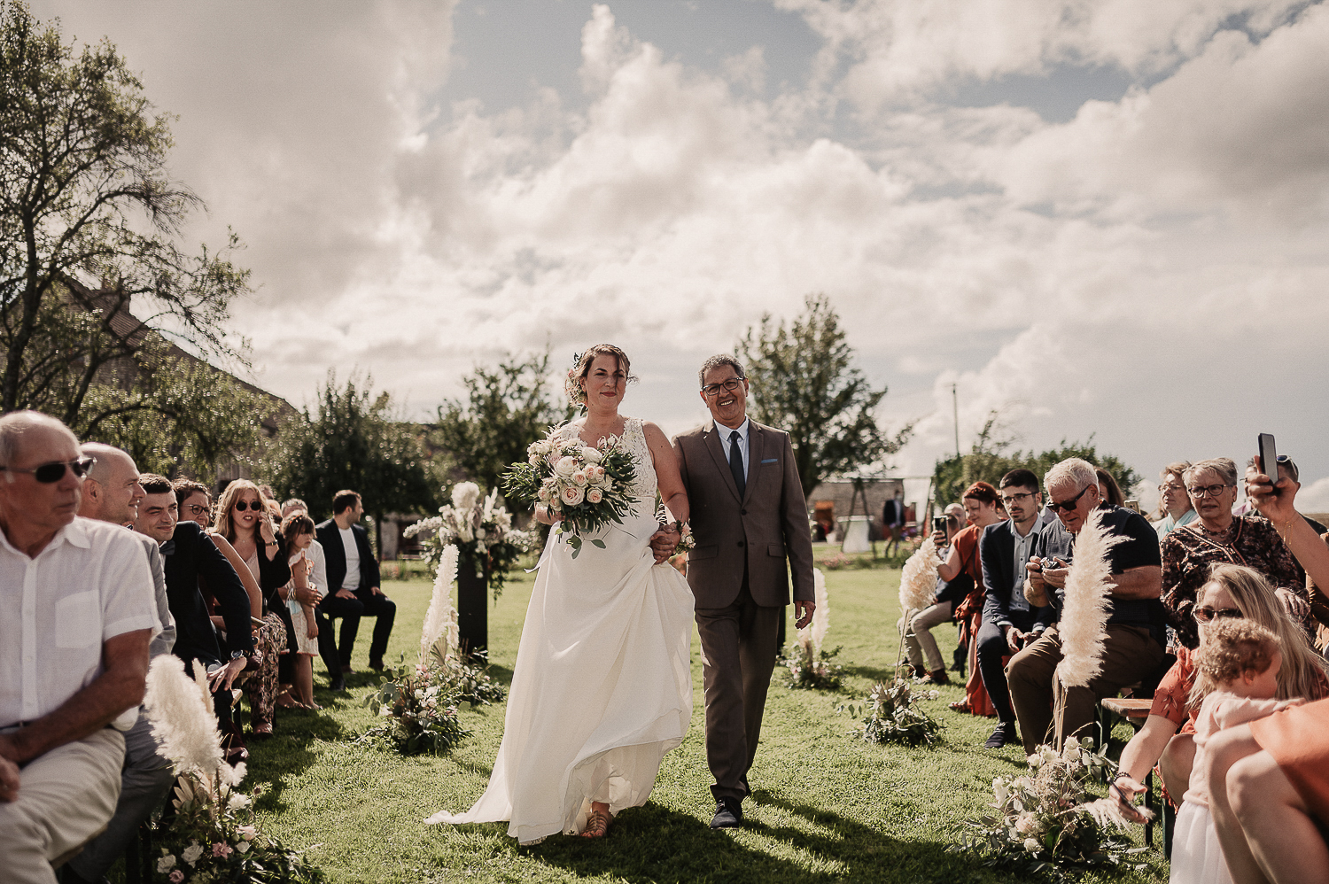mariage à la ferme de la loge