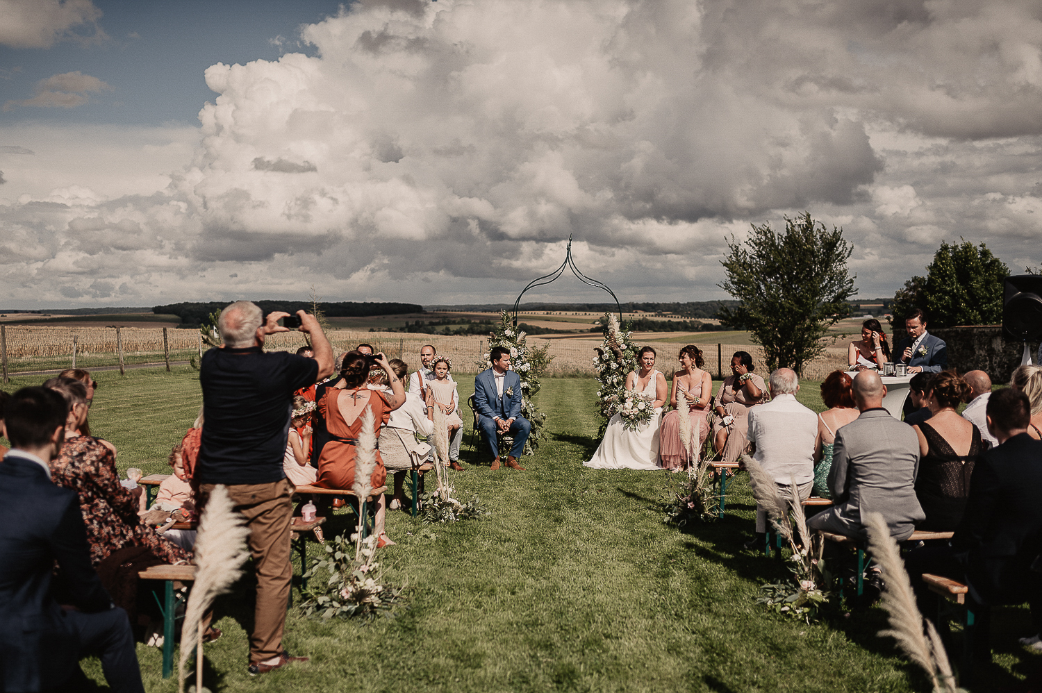 mariage à la ferme de la loge