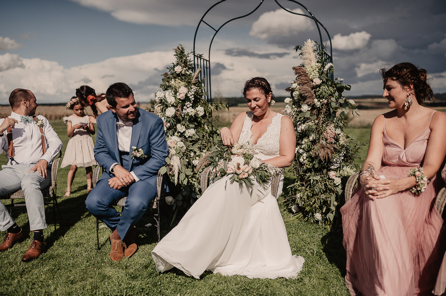 mariage à la ferme de la loge