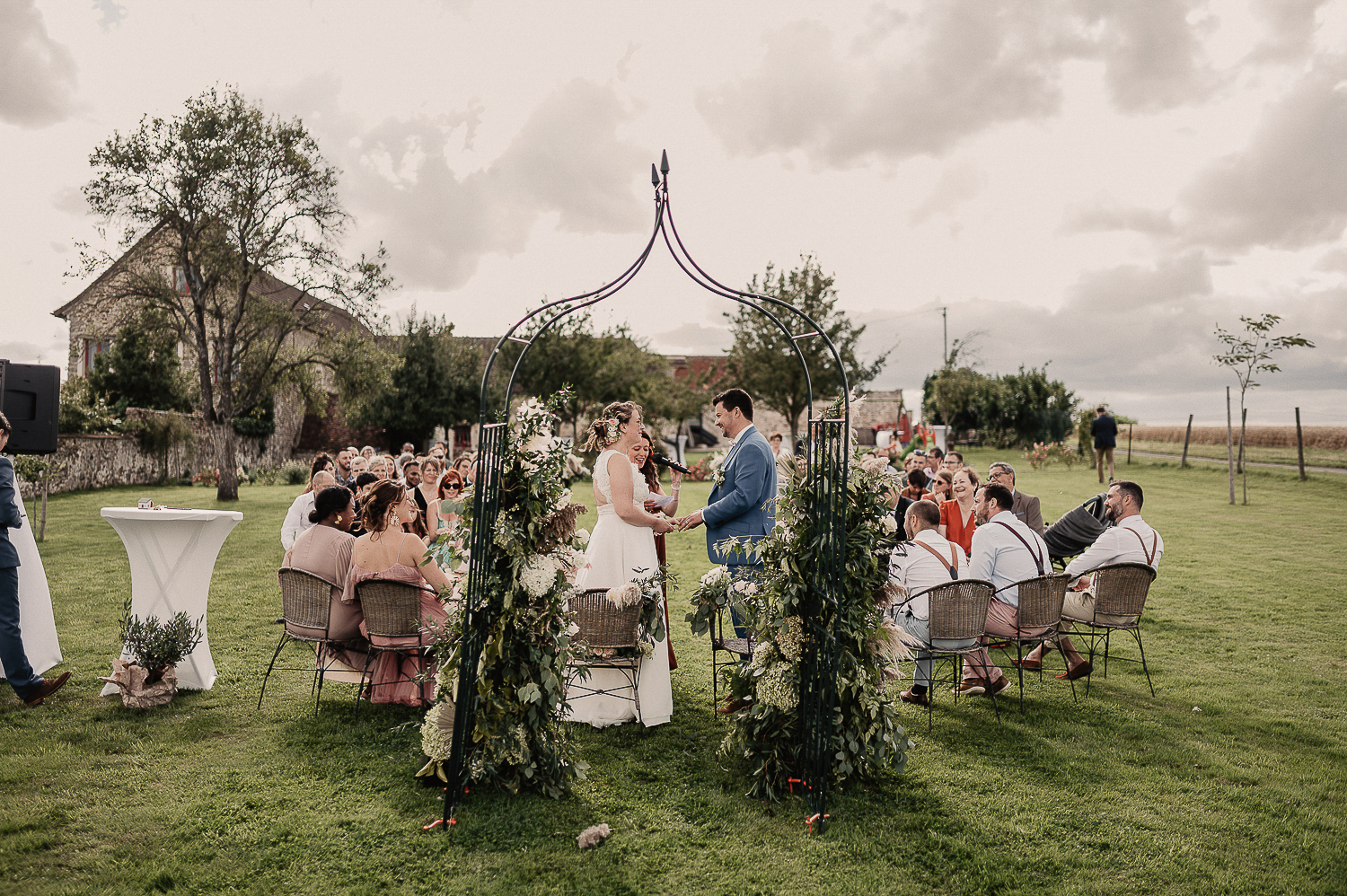 mariage à la ferme de la loge