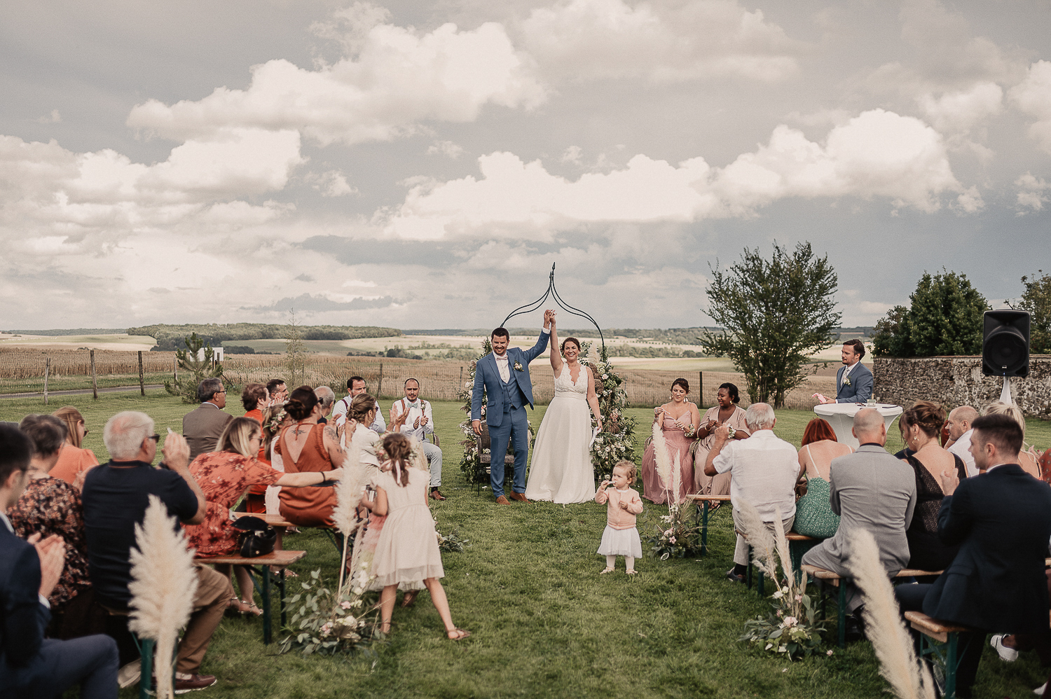 mariage à la ferme de la loge