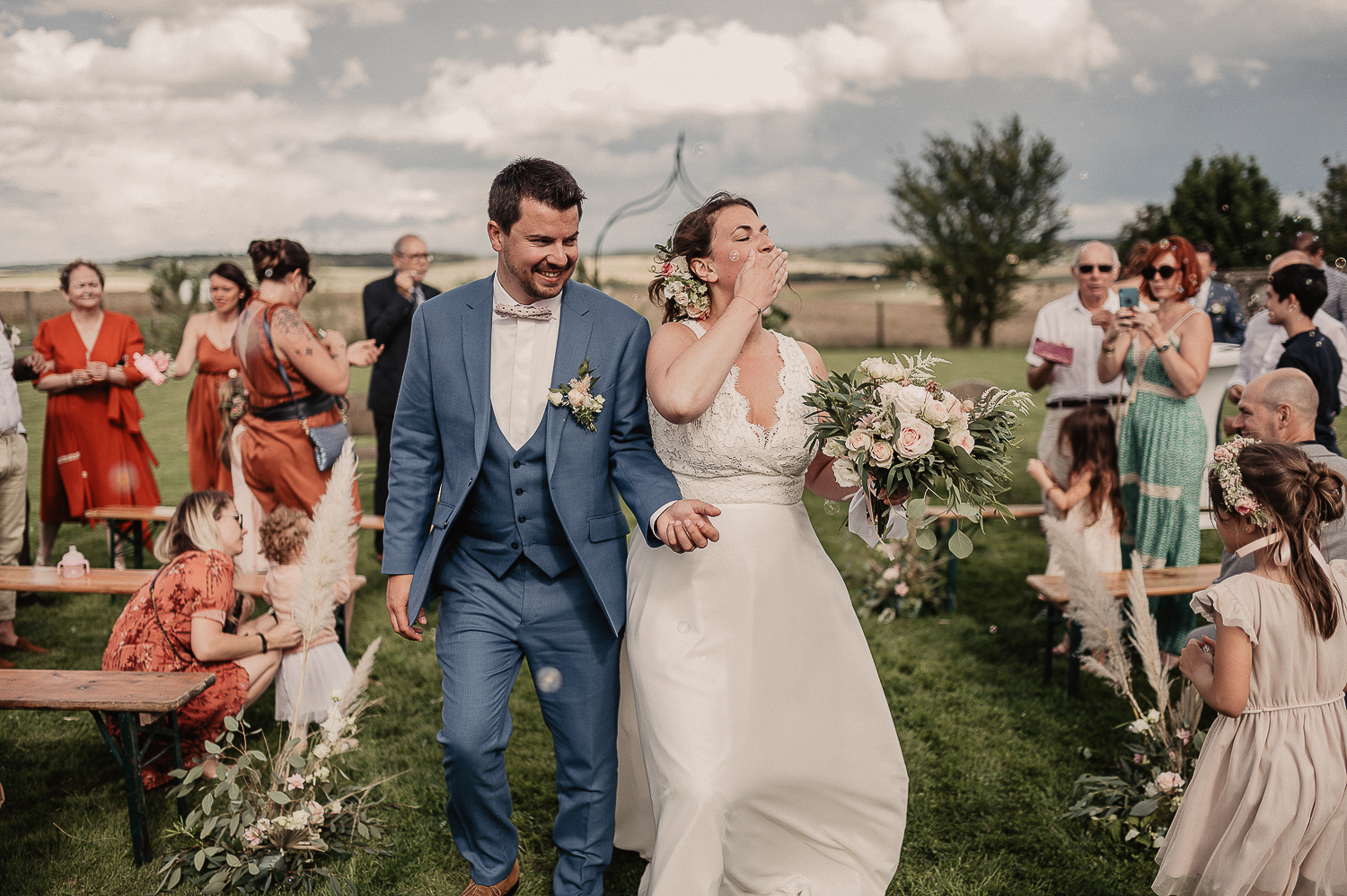 mariage à la ferme de la loge