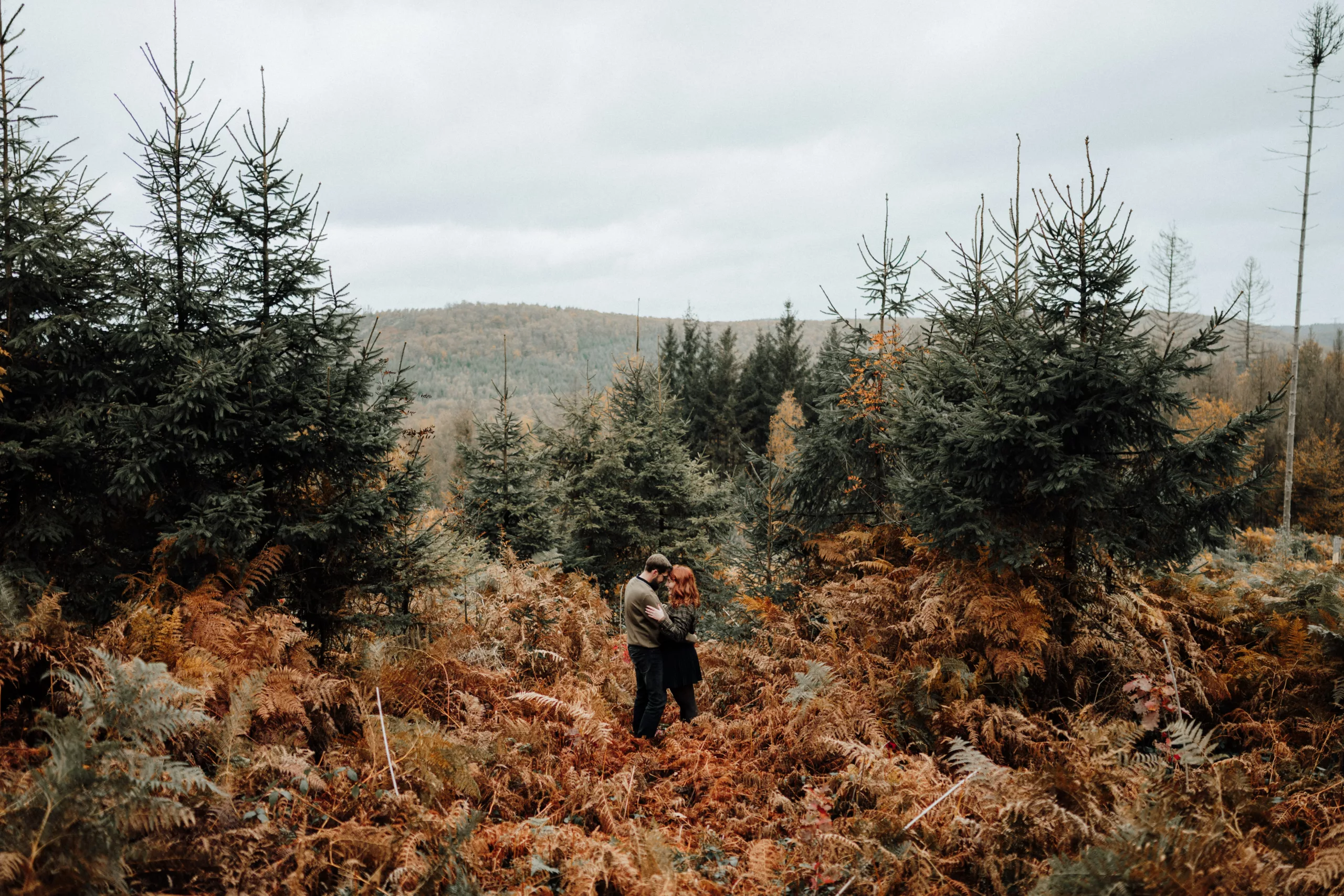 Séance couple en automne